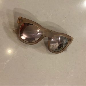 Light pink frosted american eagle sunglasses